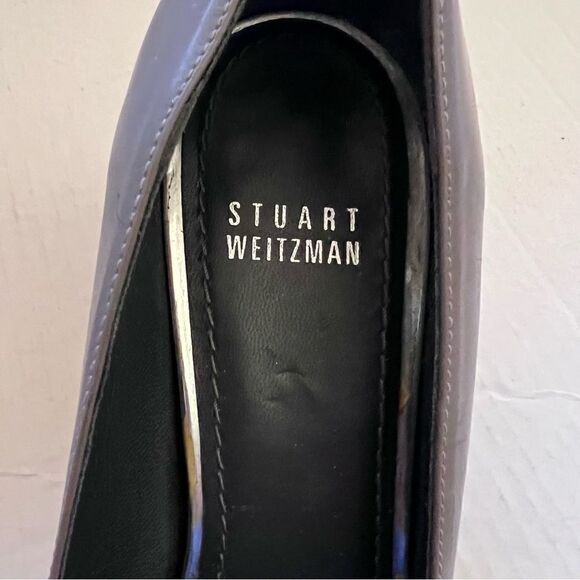 Stuart Weitzman Taupe Block Heel size 9 N - Picture 5 of 16